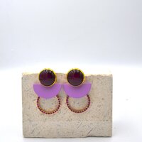 Aur&eacute;a Aubergine Clip-on