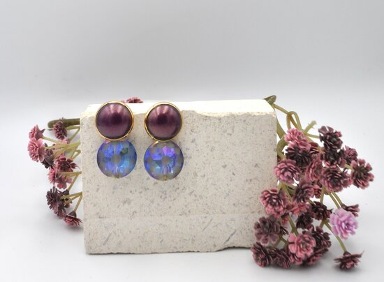 Reflets Aubergine Clip-on