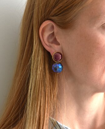 Reflets Aubergine Clip-on