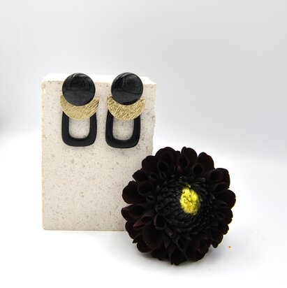 Lunes Géométriques Noires