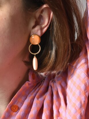 Bulles Orange Clip-on