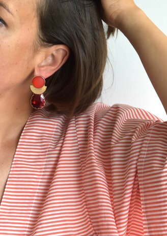 Lustres Rouges Clip-on