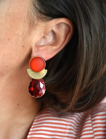 Lustres Rouges Clip-on