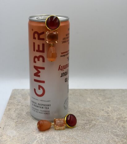 Brillantes Carr&eacute;es Ginger Clip-on