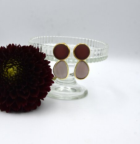 &Eacute;pure Aubergine Clip-on