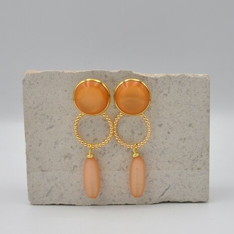 Bulles Orange Clip-on