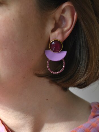 Aur&eacute;a Aubergine Clip-on