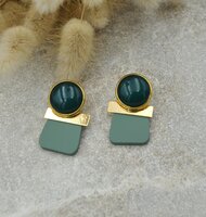 Carréa Vertes Clip-on