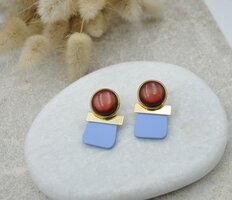 Carréa Bordeaux Clip-on