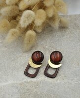 Lunes Géométriques Chocolat