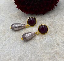 Discrètes Aubergine brillant